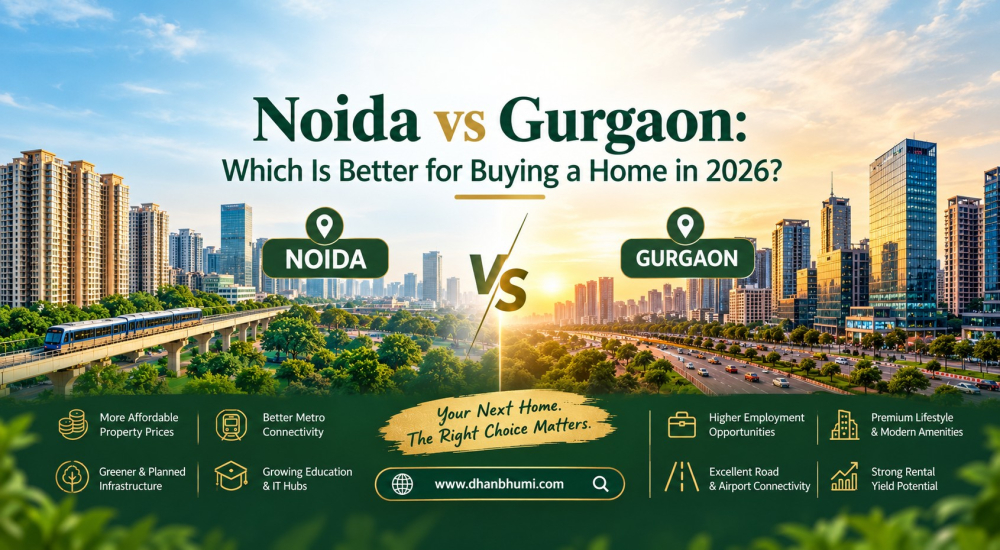 Noida vs Gurgaon: Which Is Better for Buying a Home in 2026?